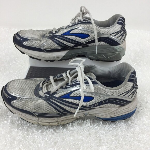 Brooks Adrenaline Mens 10M  Euro 40 Running Athletic Shoe Sneaker Gray & Blue - Picture 3 of 8